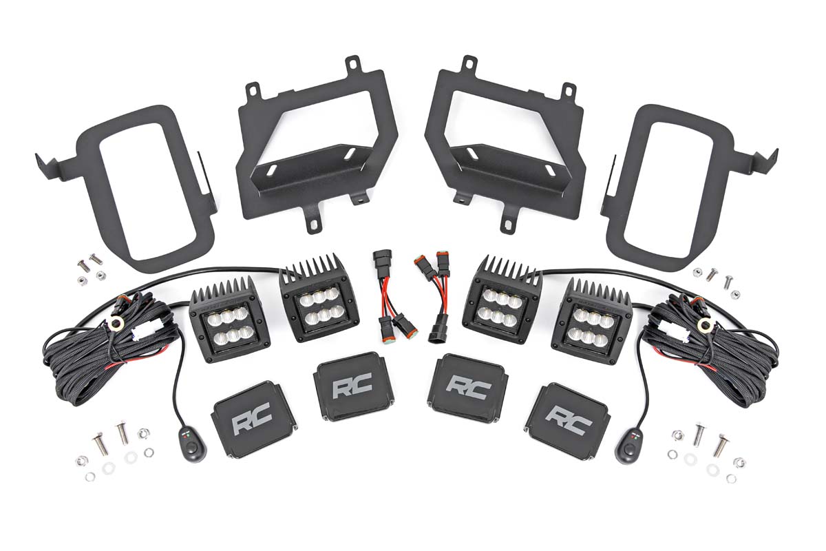 Ford F-150 LED Light Kit - Fog Mount - Rough Country - Dual 2